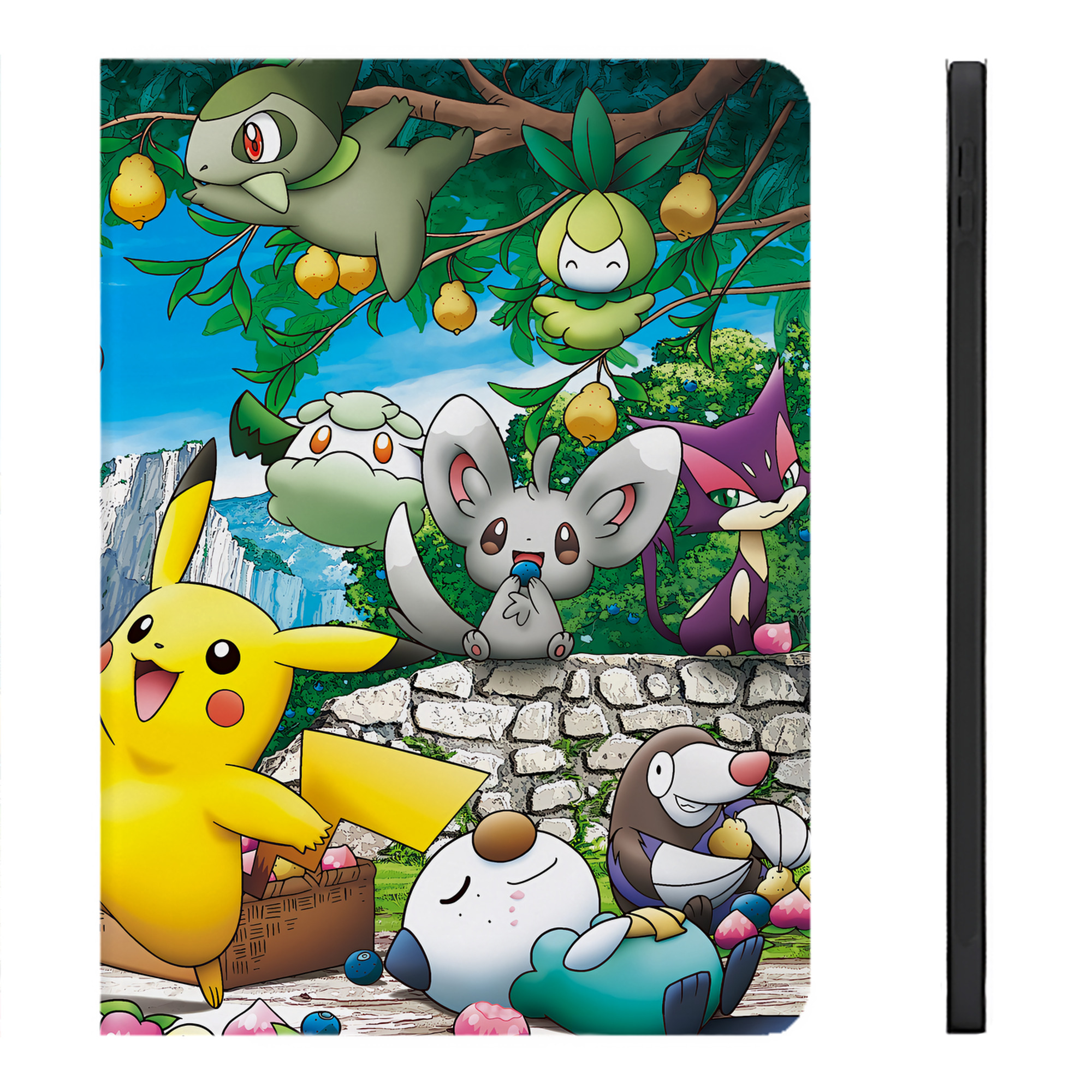 （画像用） ポケットモンスター Pokémon IPadケース ペンホルダー付き ブックスタイルデザイン